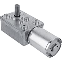 FTVOGUE Motor de reducción Reversible High Torque Turbo Worm Motorreductor DC 12V 2-100RPM